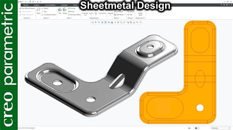 creo parametric sheet metal tutorial pdf|creo parametric 4.0 tutorial PDF.